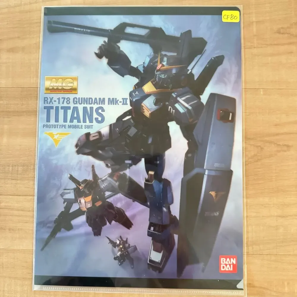 3 Anime Mobile Suit Gundam Ichiban Kuji Prize Visual Art Sheet Clear File Poster